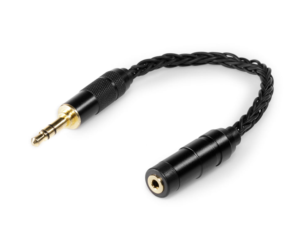 64-audio-u-series-8-braid-kabel-adapter-2-5-auf-3-5-mm-vergoldet image 1