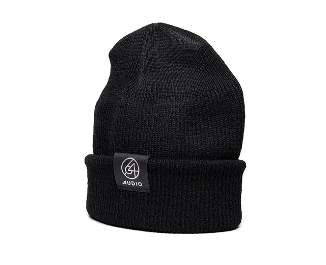 64-audio-u-series-standard-beanie-m-tze-schwarz-wolle image 1
