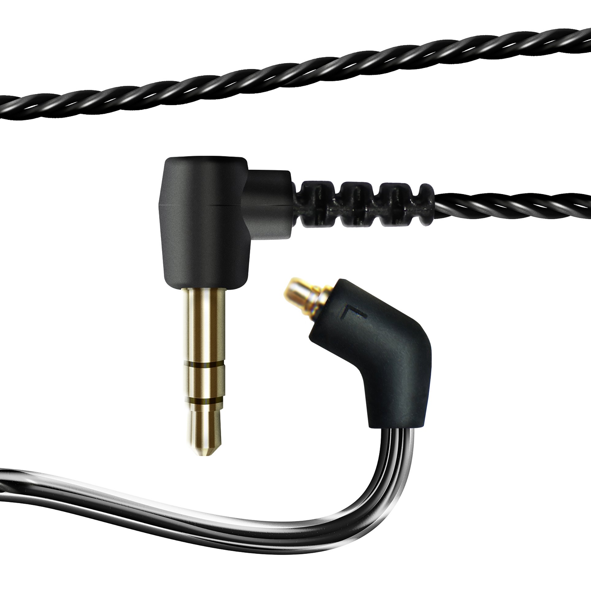 h-rluchs-hl3193-easy-up-ersatzkabel-mmcx-1-2-m-schwarz image 1
