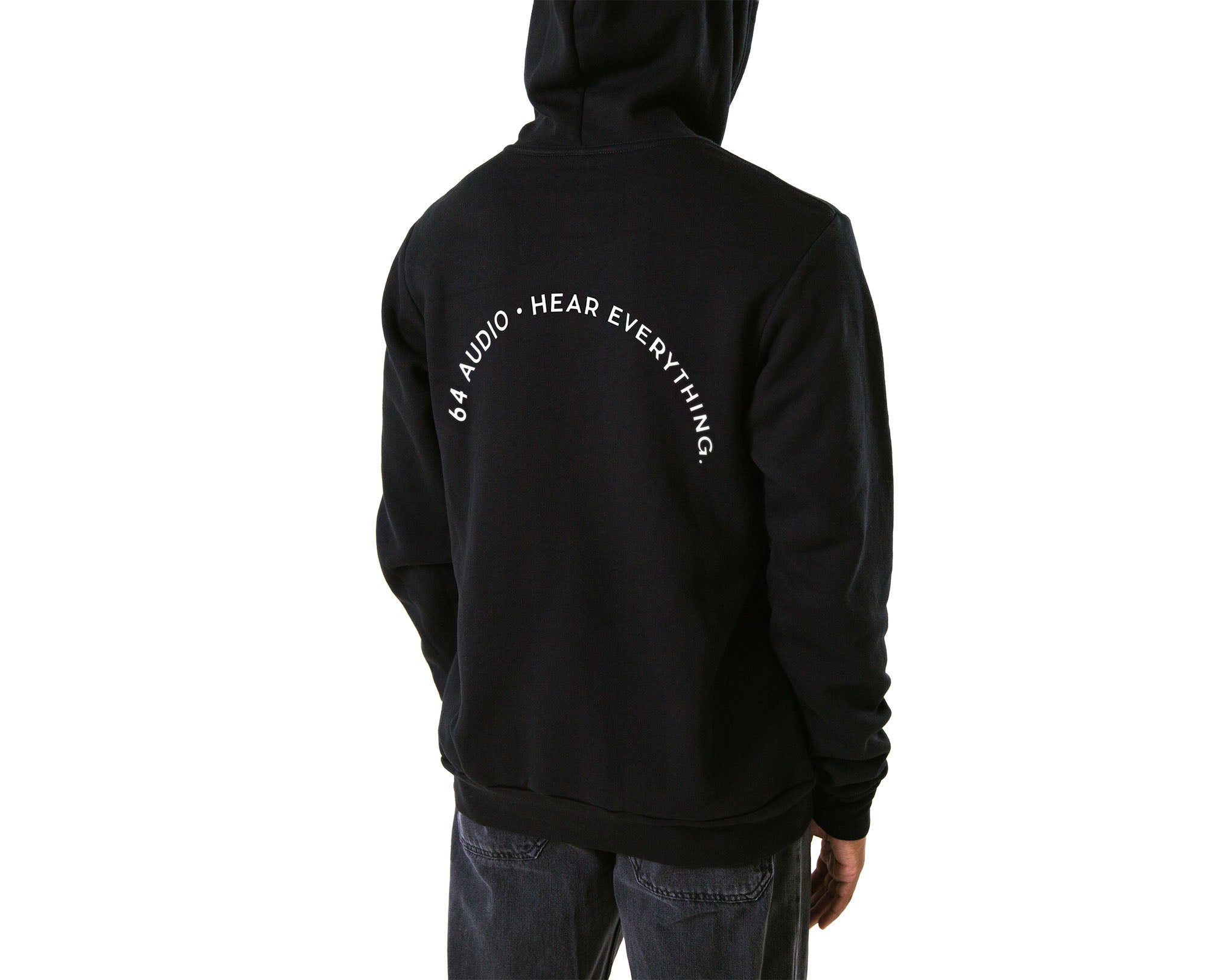 64-audio-signature-monogram-hoodie-schwarz-l-baumwolle image 2