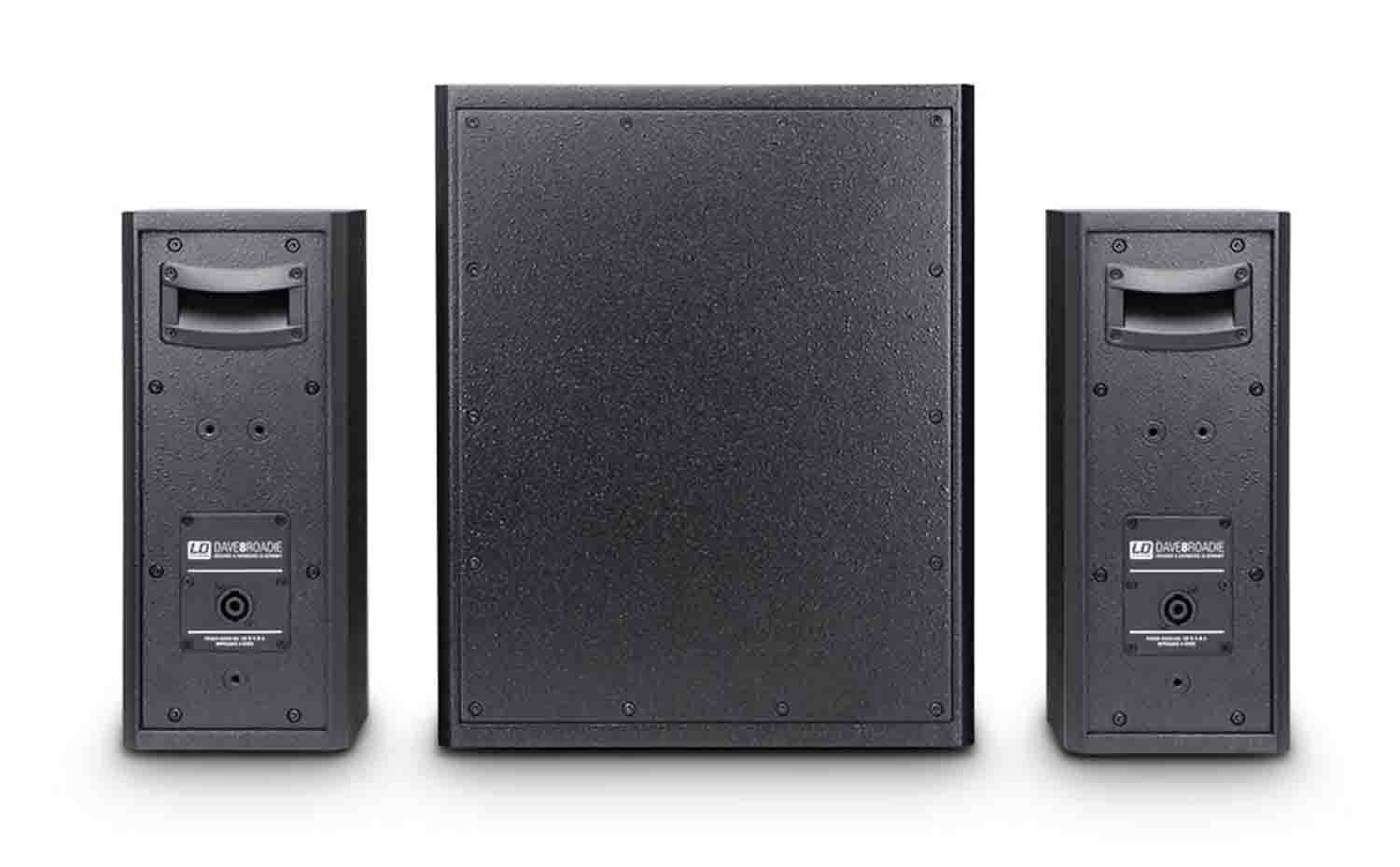 ld-systems-dave-8-roadie-pa-system-aktiv-2-1-mit-3-kanal-mixer image 2
