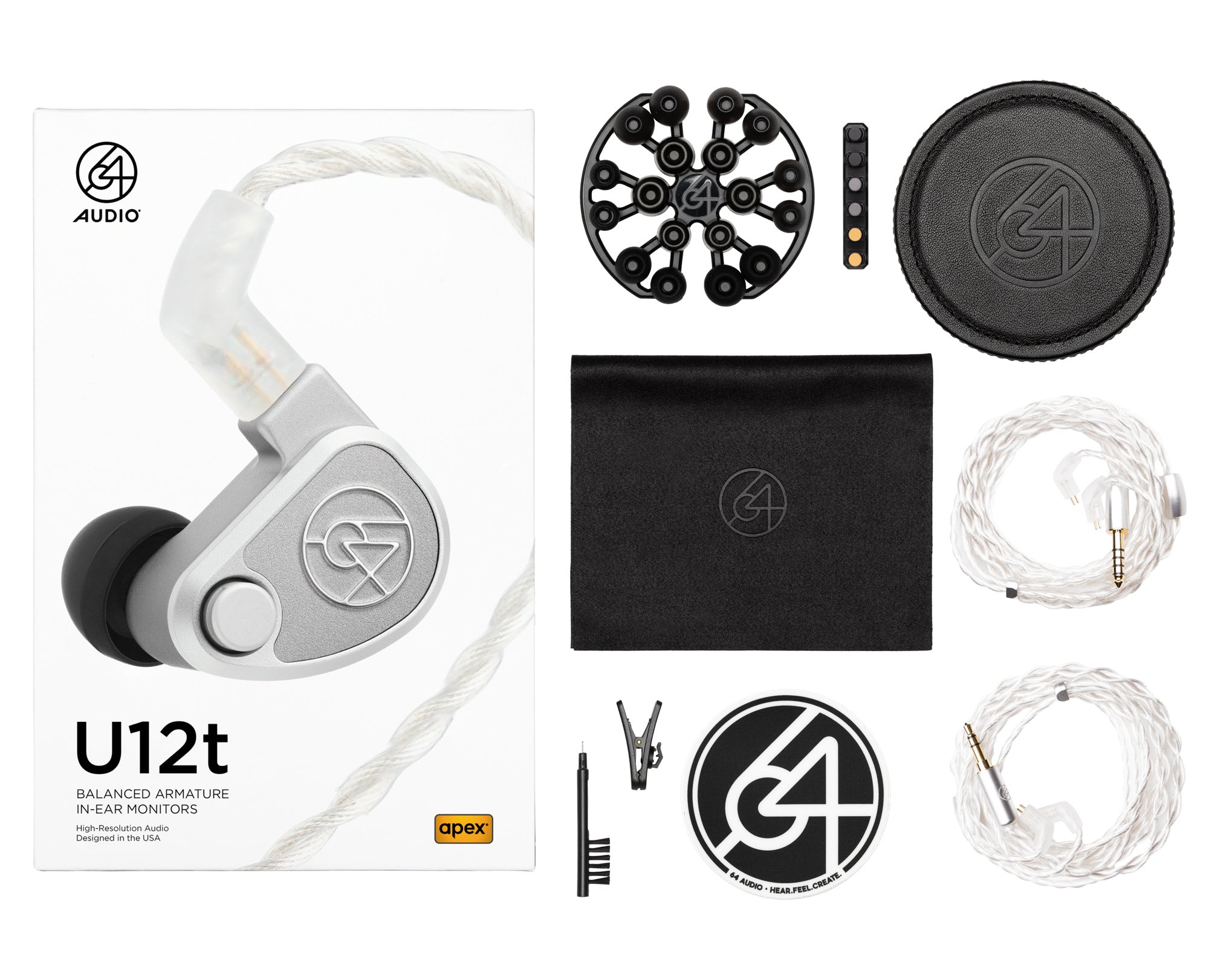 64-audio-u-series-u12t-in-ear-monitor-universal-12-treiber image 4