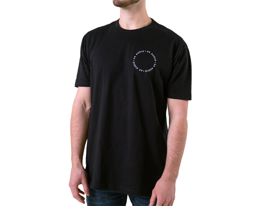 64-audio-circle-logo-t-shirt-schwarz-gr-e-l image 3