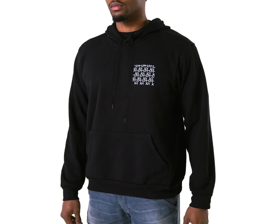 64-audio-signature-monogram-hoodie-schwarz-l-baumwolle image 1
