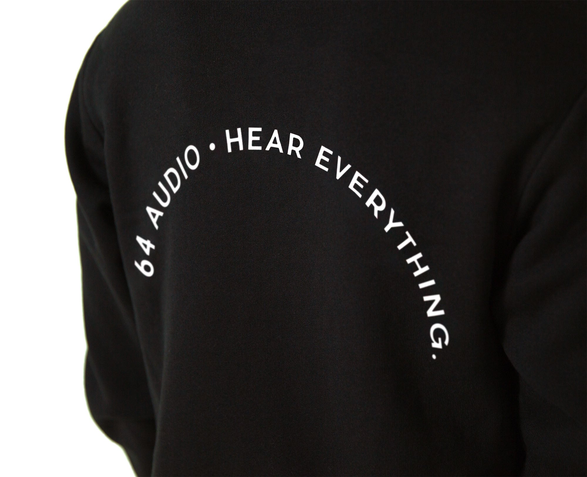 64-audio-signature-monogram-hoodie-schwarz-l-baumwolle image 4
