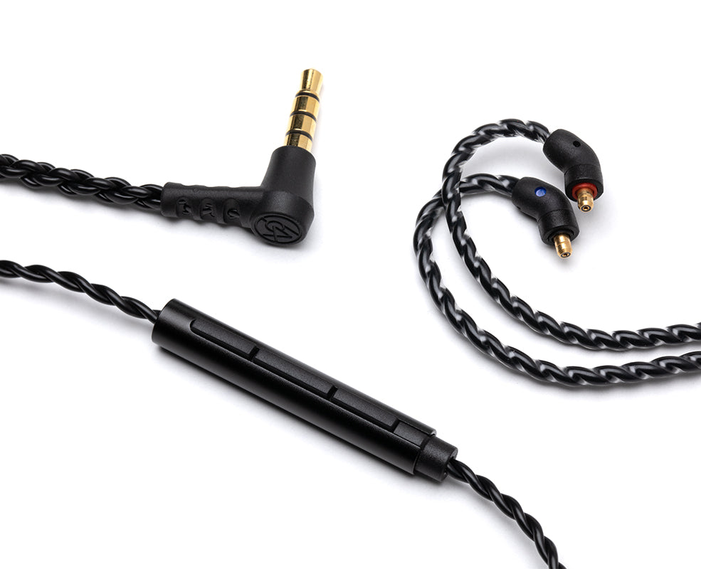 64-audio-u-series-kabel-mit-mikrofon-ipx-2-pin-3-5-mm-schwarz image 3