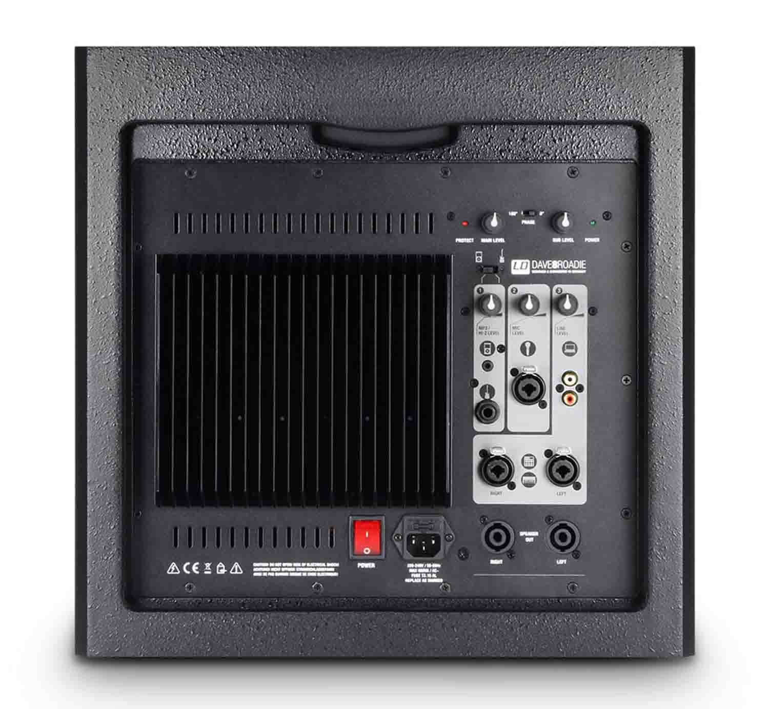 ld-systems-dave-8-roadie-pa-system-aktiv-2-1-mit-3-kanal-mixer image 3