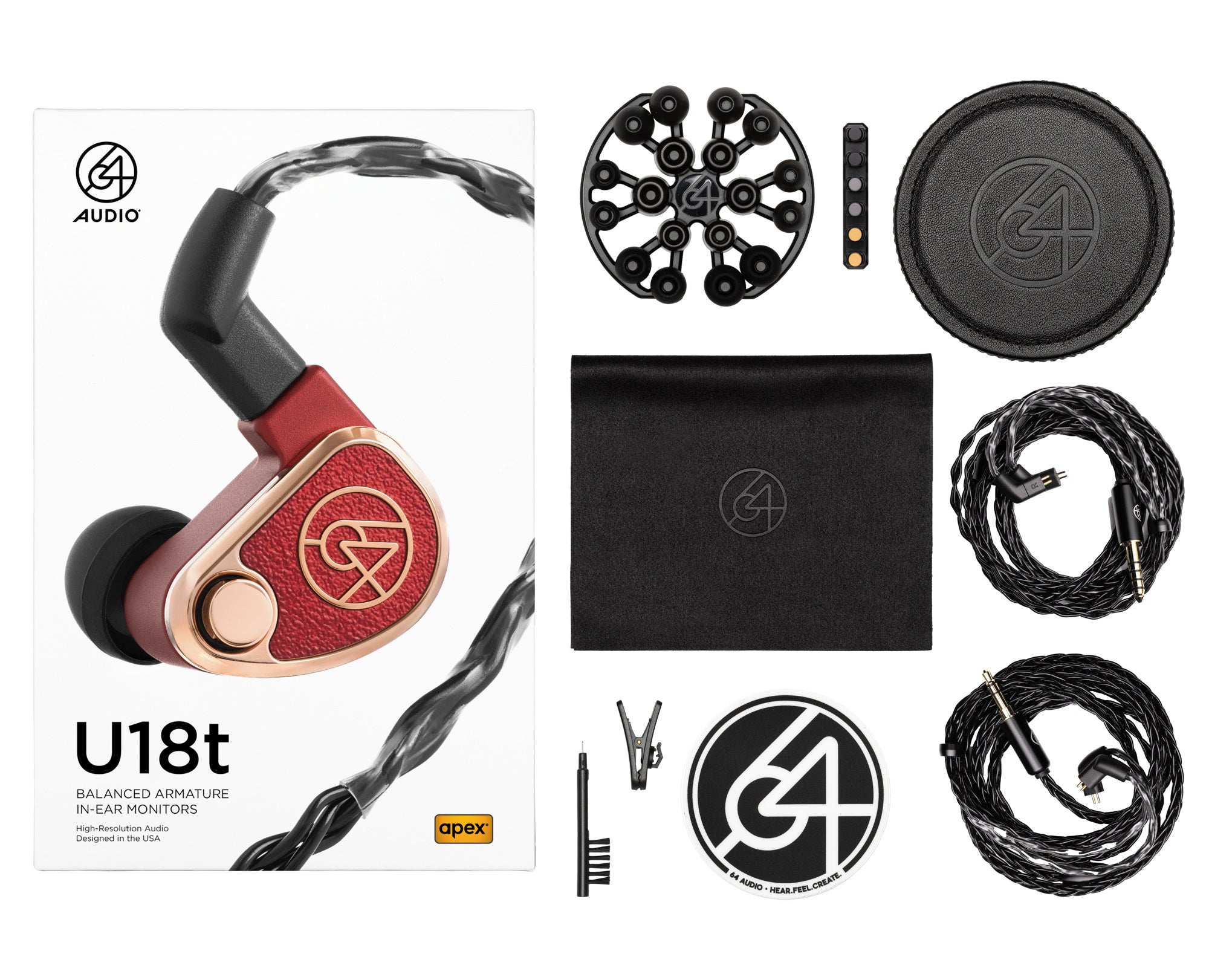64-audio-u-series-u18t-in-ear-monitor-universal-18-treiber image 4