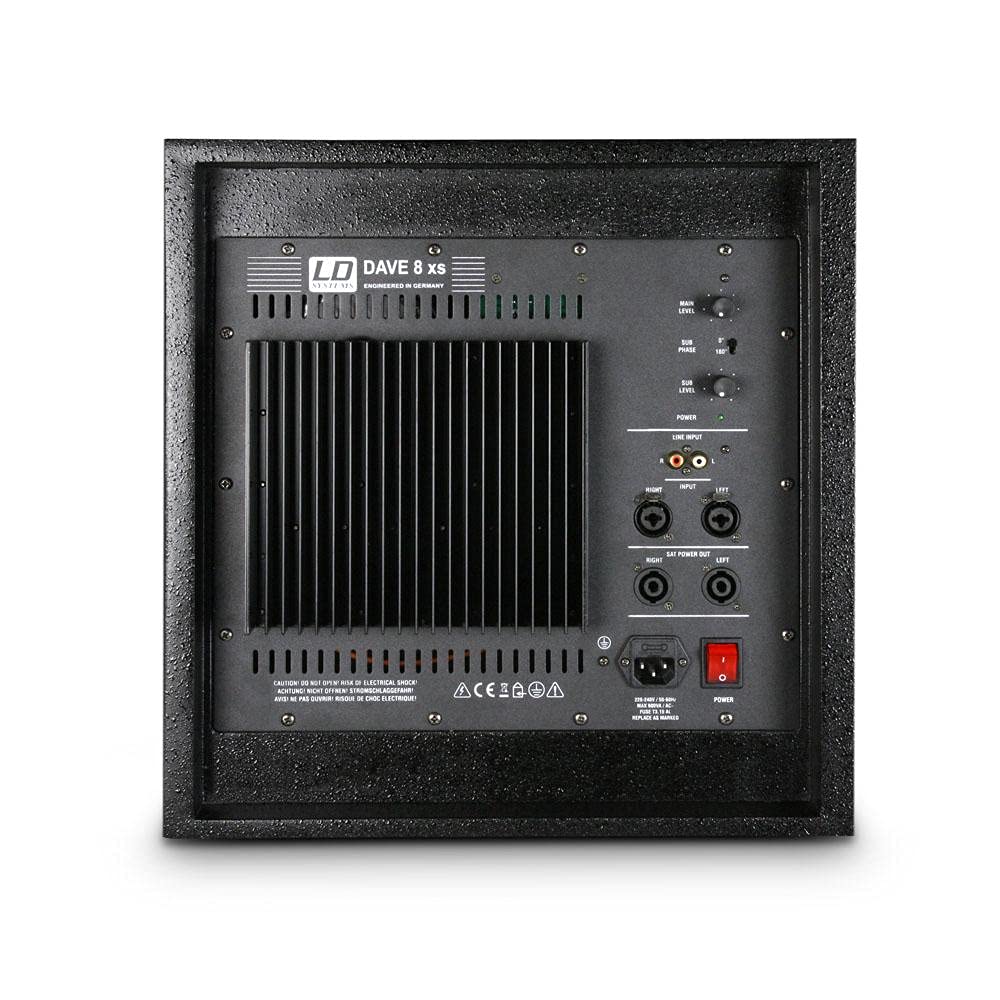 ld-systems-dave-8-xs-pa-system-aktiv-2-1-8-zoll-schwarz image 2