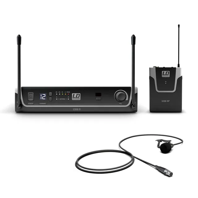 ld-systems-u308-bpl-funksystem-lavalier-823-832-mhz-schwarz image 1