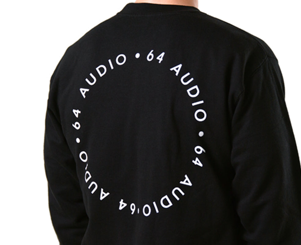 64-audio-signature-monogram-crewneck-pullover-schwarz-baumwolle image 4
