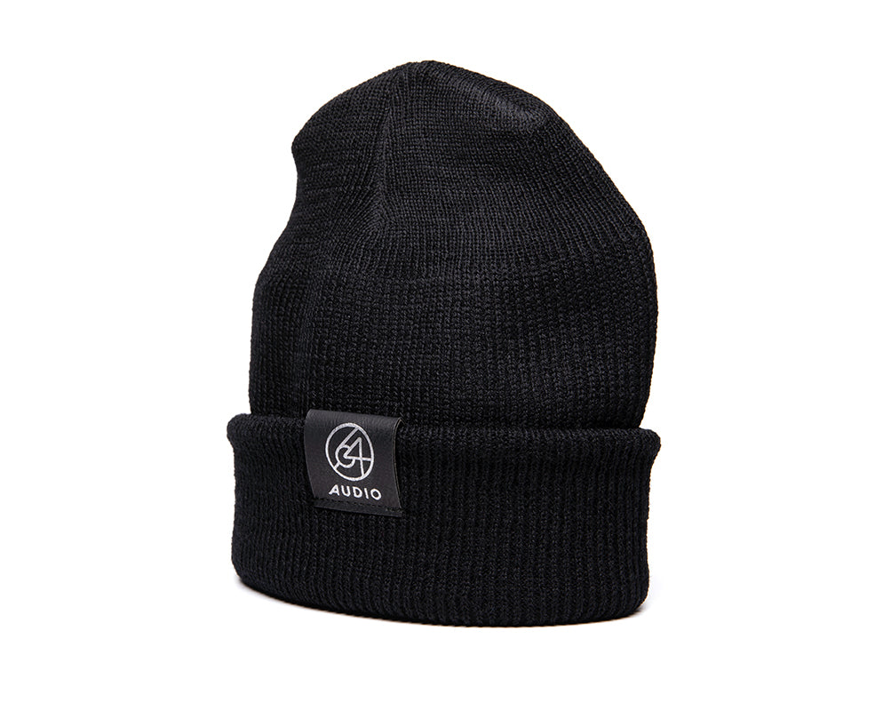 64-audio-u-series-standard-beanie-m-tze-schwarz-wolle image 1