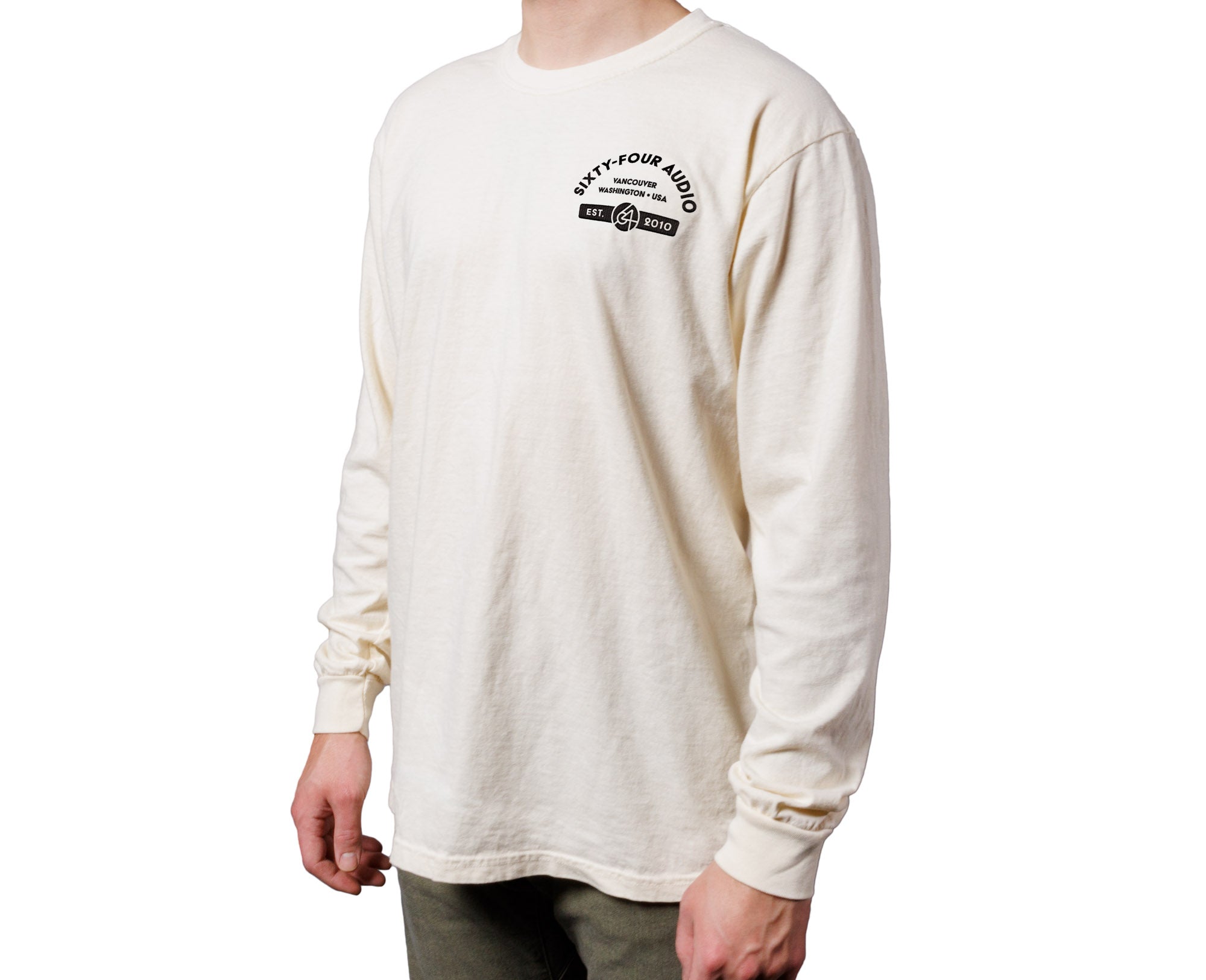 64-audio-u-series-off-white-longsleeve-shirt-cremewei image 1