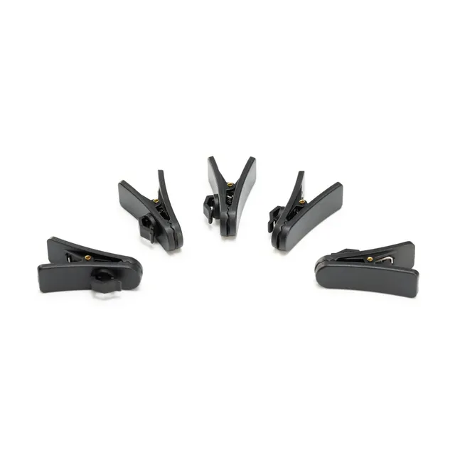 64-audio-shirt-clip-kabelclip-5er-pack-schwarz-zubeh-r image 1