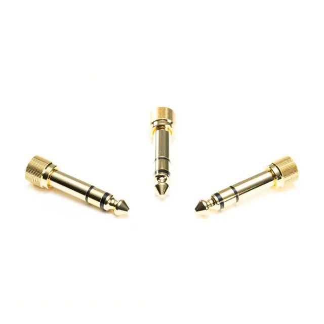 64-audio-1-4-adapter-3-pack-klinkenadapter-3-5-auf-6-35-mm image 1