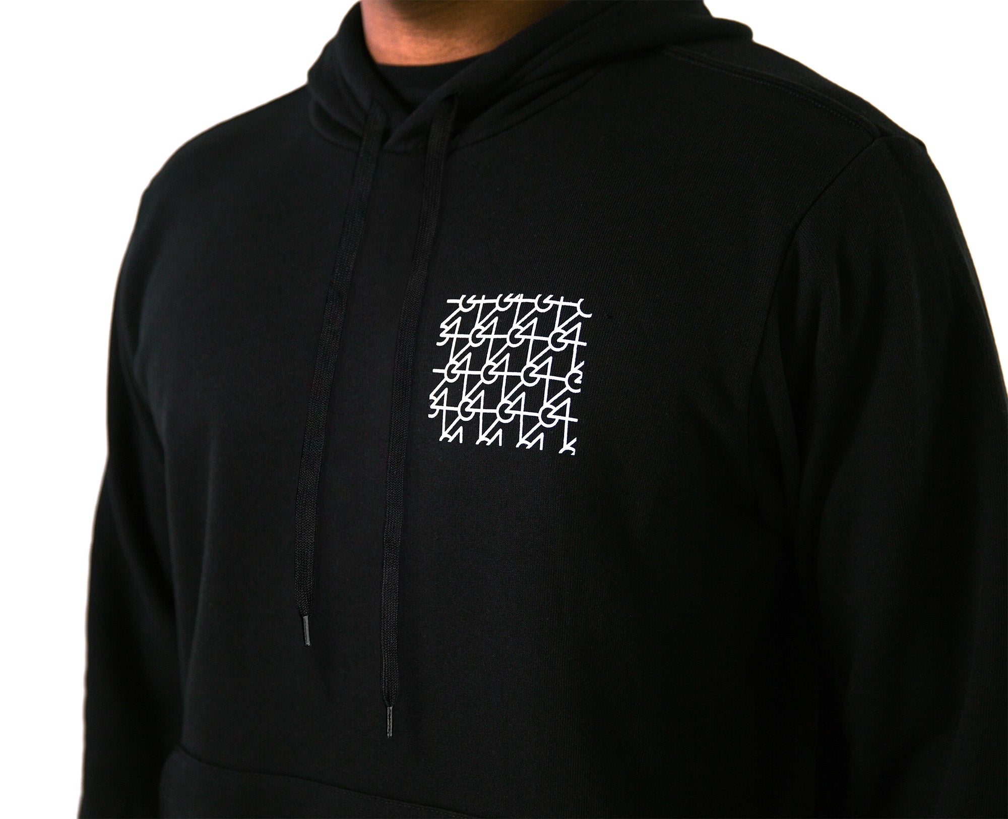 64-audio-signature-monogram-hoodie-schwarz-l-baumwolle image 3
