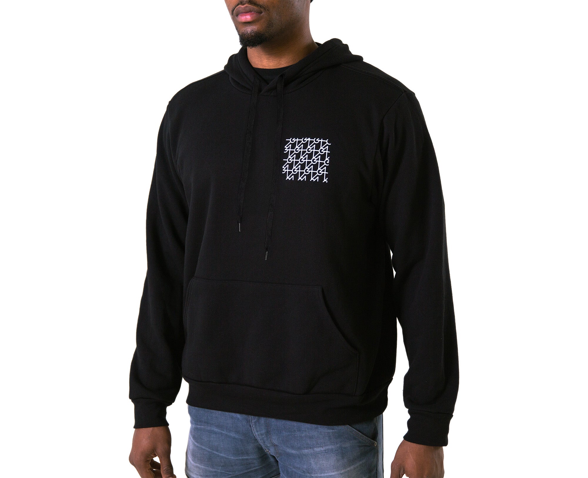 64-audio-signature-monogram-hoodie-schwarz-l-baumwolle image 1