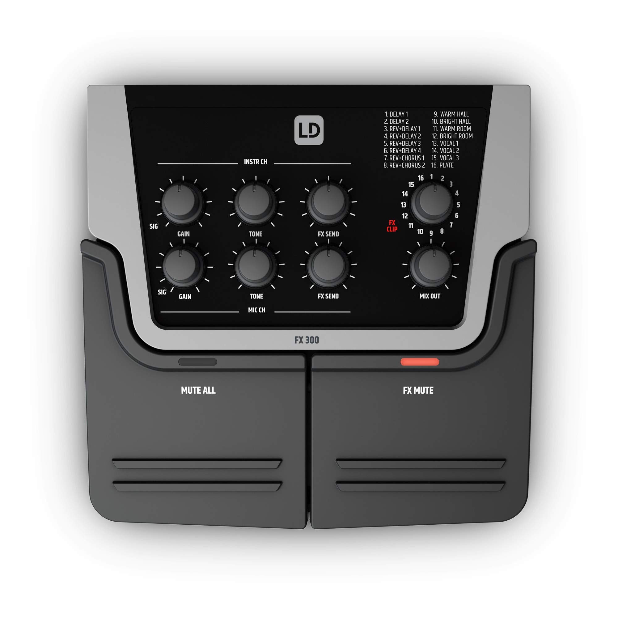 ld-systems-mix-g3-fx-300-effektpedal-schwarz-16-effekte image 2